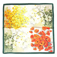 Sunset Accessoires Shawl / Sjaal vierkant met luxe bloemenprint SH69377 - Jambelles