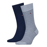 Tommy Hilfiger Heren Sokken Men Small Stripe Sock 2P 100001496 - Jambelles