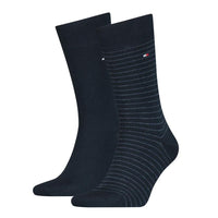 Tommy Hilfiger Heren Sokken Men Small Stripe Sock 2P 100001496 - Jambelles