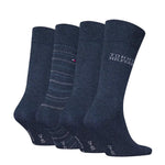 Tommy Hilfiger Heren Sokken Men Sock 4P Tin Gift Box Tommy Stripe 701229780 - Jambelles