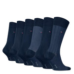 Tommy Hilfiger Heren Sokken Men Sock 6P Tin Giftbox Birdseye 701229781 - Jambelles