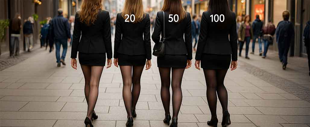 Wat betekent "denier" bij panty's?