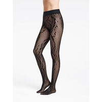 Wolford Dames Panty Crossband Net Tights 19255 - Jambelles