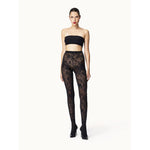 Wolford Dames Panty Floral Lace Pattern Tights 17625 - Jambelles