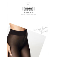 Wolford Dames Panty Pure 50 Tights 14434 - Jambelles
