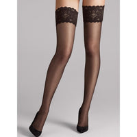 Wolford Dames Stay-up Kousen Satin Touch 20 Stay-Up 21223 - Jambelles