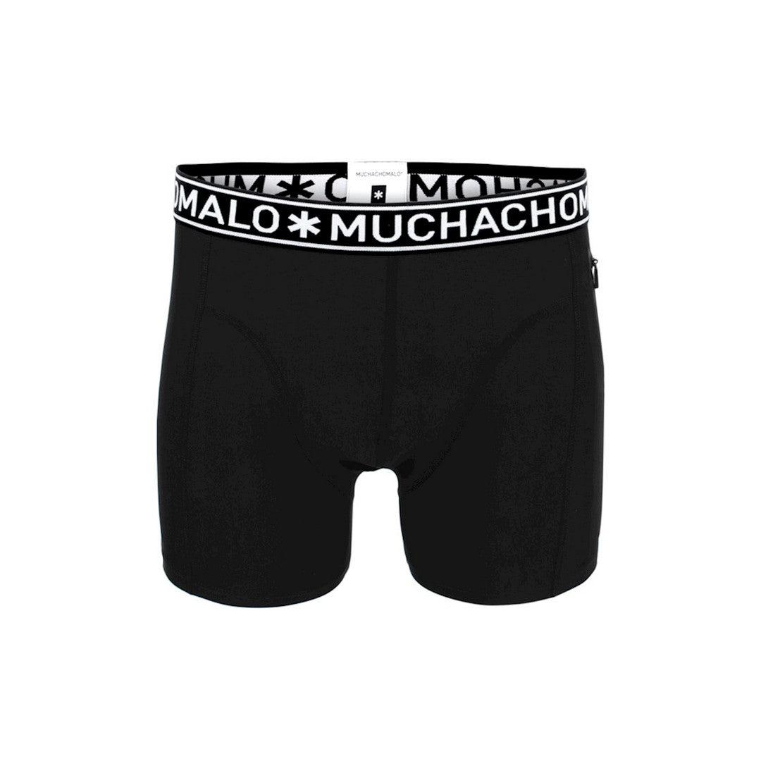 Men Tight Swimshort Solid SOLID2032 - Jambelles Muchachomalo S / Black