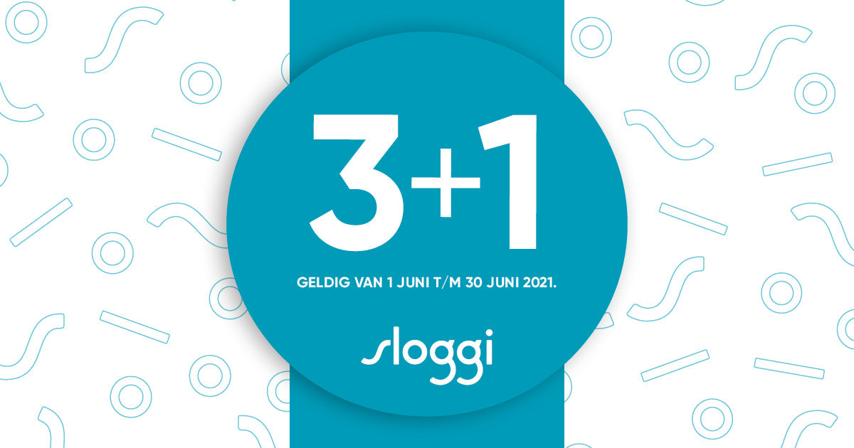 Sloggi Actie Artikelen 2025<br> 3+1 Gratis