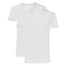 Ten Cate Heren Basics organic cotton stretch T-shirt high neck 2-pack 32327