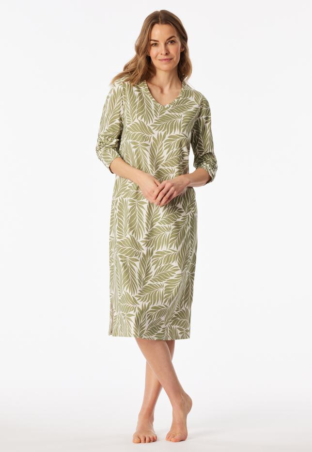 Schiesser Comfort Essentials dames nachthemd met bloemenprint 181985