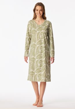 Schiesser Comfort Essentials dames nachthemd met bloemenprint 181985