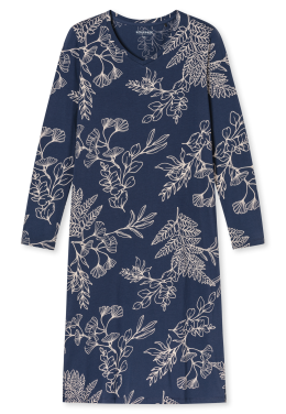 Schiesser Comfort Essentials dames nachthemd met bloemenprint 181985