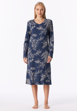 Schiesser Comfort Essentials dames nachthemd met bloemenprint 181985