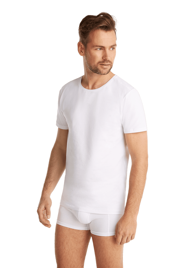 Ten Cate Heren Basics organic cotton stretch T-shirt 2-pack 32326