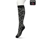 Bonnie Doon Dames Kniekousen Ornament Knee High BP221701 - Jambelles