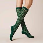 Kunert Dames Kniekousen AJOUR 110237410 - Jambelles