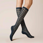 Kunert Dames Kniekousen AJOUR 110237410 - Jambelles