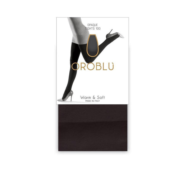 Oroblu Dames Panty WARM&amp;SOFT tight 100 den lycra opaqu VOBC01365 - Jambelles