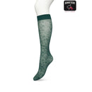 Bonnie Doon Dames Kniekousen Fancy Flower Knee-High BP221803 - Jambelles