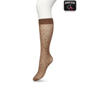 Bonnie Doon Dames Kniekousen Fancy Flower Knee-High BP221803 - Jambelles