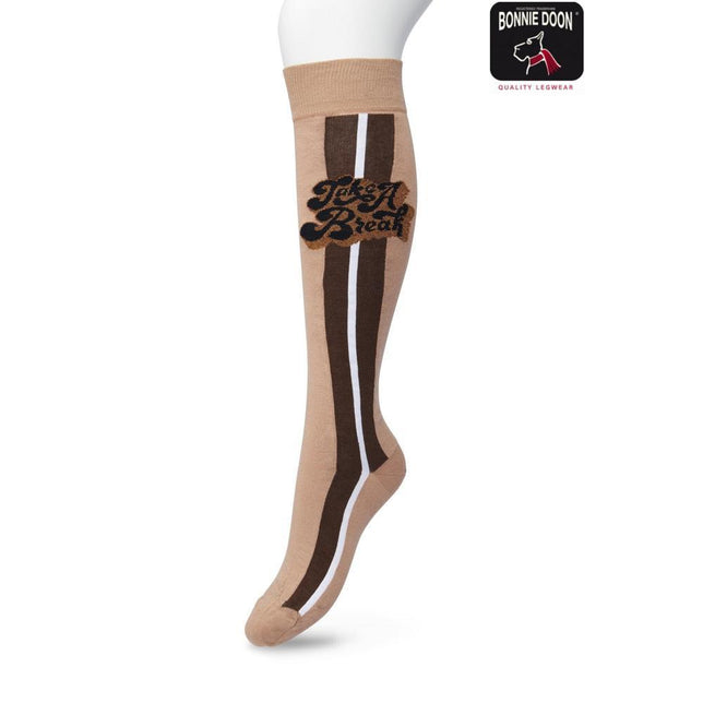 Bonnie Doon Dames Kniekousen Take a Break Knee Sock BP221703 - Jambelles