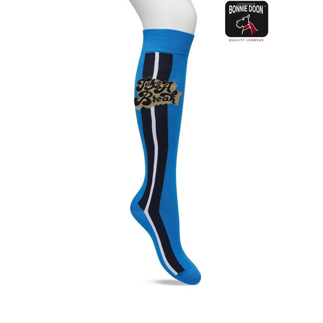 Bonnie Doon Dames Kniekousen Take a Break Knee Sock BP221703 - Jambelles