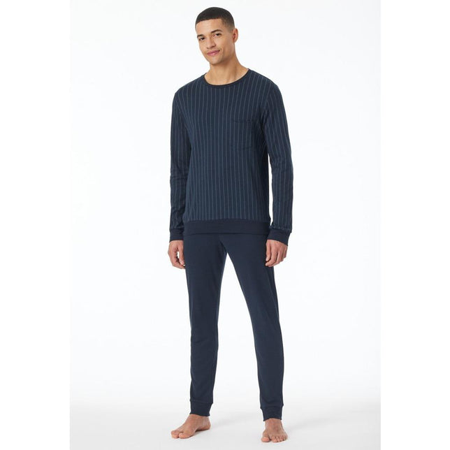 Schiesser Heren Pyjama set Schlafanzug lang 182025 - Jambelles