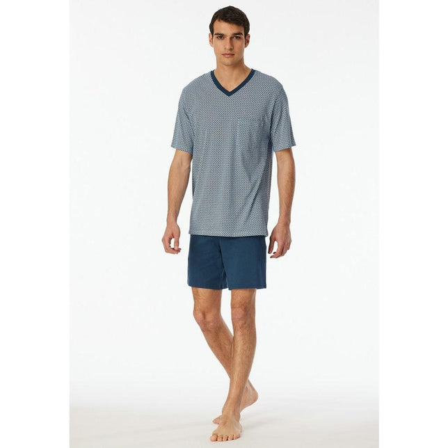 Schiesser Heren Pyjama set Schlafanzug kurz 181161 - Jambelles
