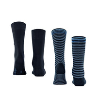 Burlington Heren Sokken Everyday Stripe SO - Mixed 2-Pack 21087 - Jambelles