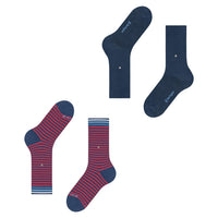 Burlington Heren Sokken Everyday Stripe SO - Mixed 2-Pack 21087 - Jambelles