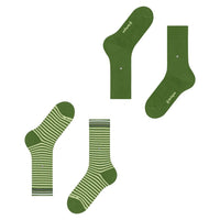Burlington Heren Sokken Everyday Stripe SO - Mixed 2-Pack 21087 - Jambelles
