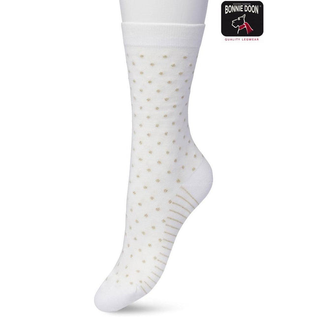 Bonnie Doon Dames Sokken Lurex Dots Sock BP211109 - Jambelles