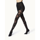 Wolford Dames Panty Floral Tights 17626 - Jambelles