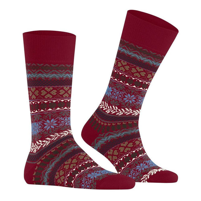 Burlington Heren Sokken Country Fair Isle SO 24737 - Jambelles