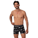 Muchachomalo Heren Boxer Men 12-Pack Short Print/Solid U-Golden1010 - Jambelles