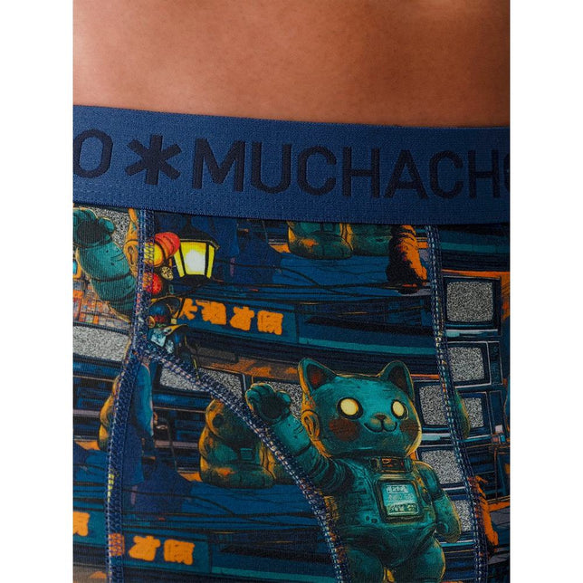 Muchachomalo Heren Boxer Men 12-Pack Short Print/Solid U-Golden1010 - Jambelles