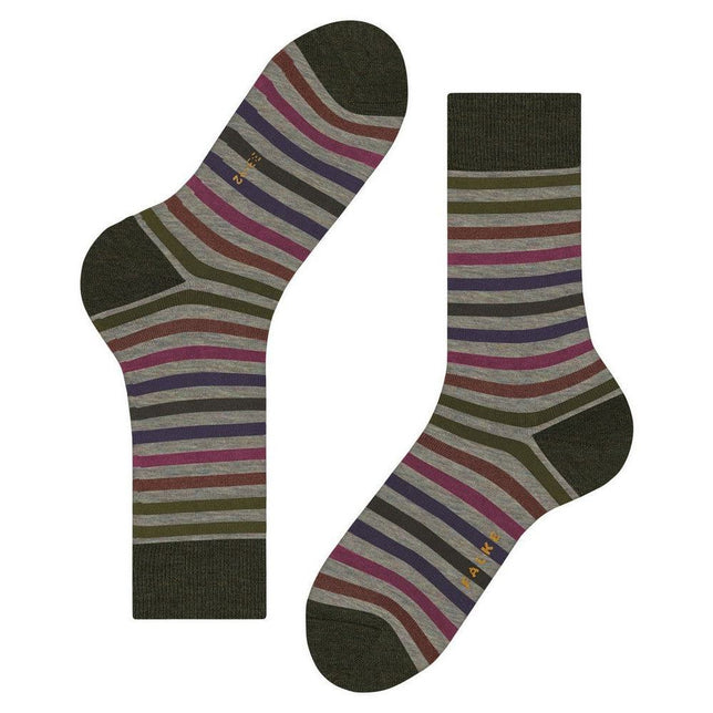 Falke Heren Sokken Tinted StripeSO 13279 - Jambelles