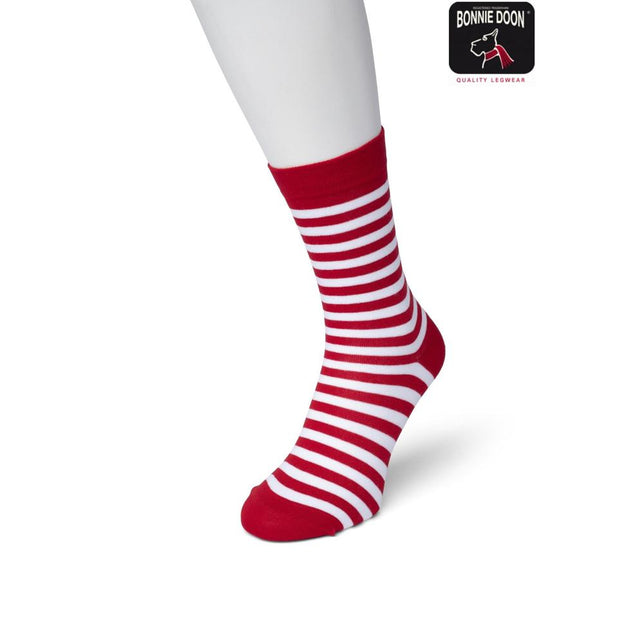 Bonnie Doon Dames Sokken Basic Stripe Sock BD042101 - Jambelles