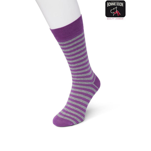 Bonnie Doon Dames Sokken Basic Stripe Sock BD042101 - Jambelles