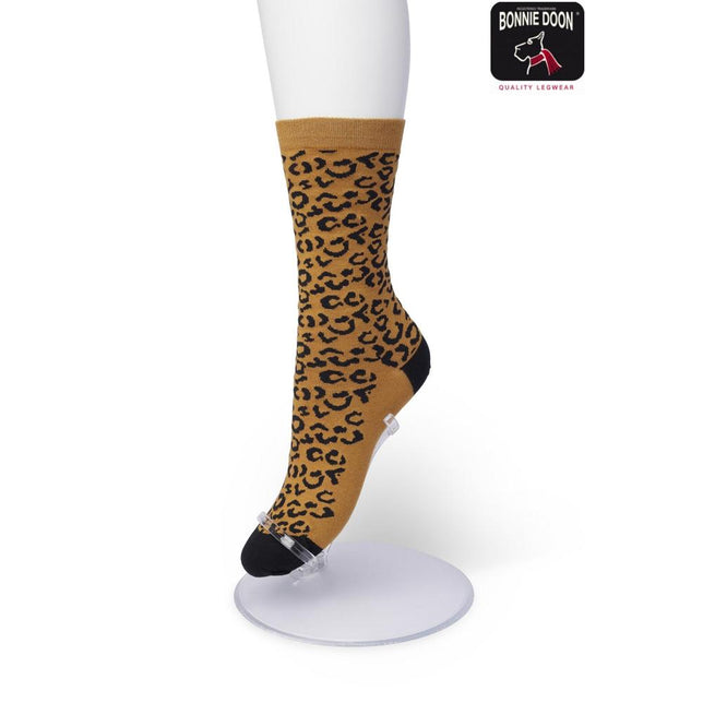 Bonnie Doon Dames Sokken Leopard Sock BP211107 - Jambelles
