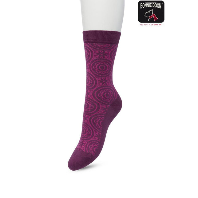 Bonnie Doon Dames Sokken Ornament Tile Sock BP221501 - Jambelles