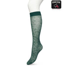 Bonnie Doon Dames Kniekousen Fancy Flower Knee-High BP221803 - Jambelles