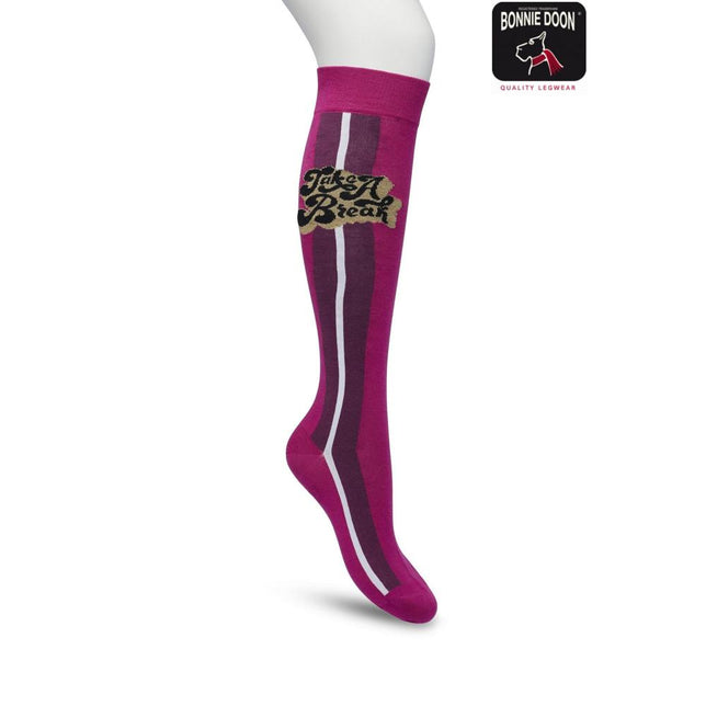 Bonnie Doon Dames Kniekousen Take a Break Knee Sock BP221703 - Jambelles