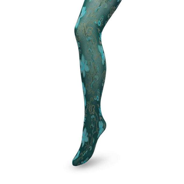 Bonnie Doon Dames Panty Floral Ornaments Tights BP221905 - Jambelles