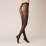 Kunert Dames Panty Graphic Stripes 110500026 - Jambelles