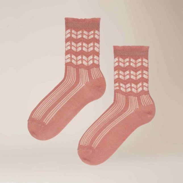 Kunert Dames Sokken Romantic Ajour 110500018 - Jambelles