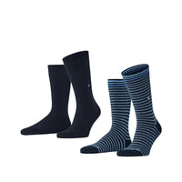 Burlington Heren Sokken Everyday Stripe SO - Mixed 2-Pack 21087 - Jambelles