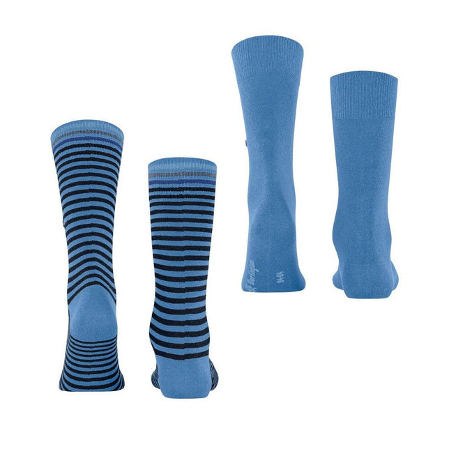 Burlington Heren Sokken Everyday Stripe SO - Mixed 2-Pack 21087 - Jambelles