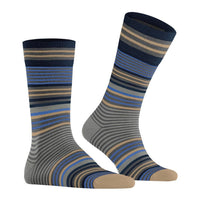 Burlington Heren Sokken Stripe SO 21057 - Jambelles