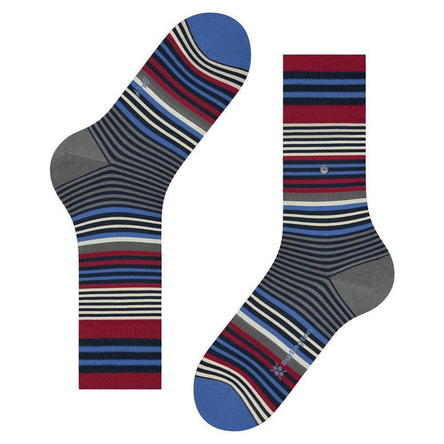 Burlington Heren Sokken Stripe SO 21057 - Jambelles